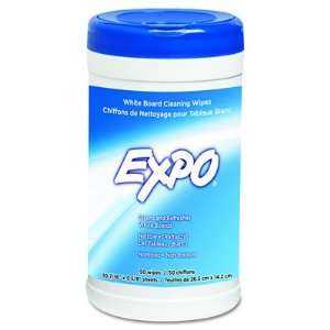  EXPO Dry Erase Board Cleaning Wet Wipes   50 Count Office 