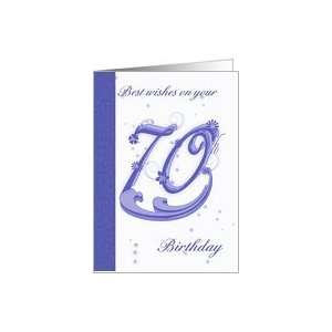  70th Birthday Card, best wishes Card Toys & Games