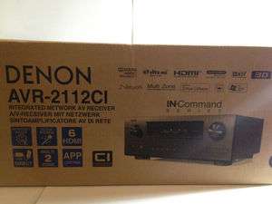 Denon AVR 2112CI 7.1 Channel 3D Home Theater Receiver FREE SHIP   NEW 