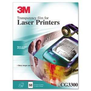   Black & White Laser Printer Transparency Film MMMCG3300: Electronics