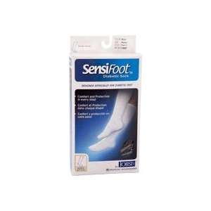 Sensifoot Support Sock,8 15Mm,Black,Med, Pair