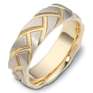  7mm modern wedding band ring (Platinum) Jewelry
