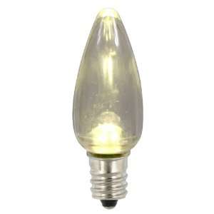   White LED Transparent C9 Christmas Replacement Bulbs: Home & Kitchen