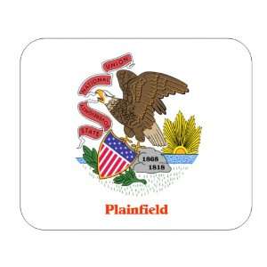  US State Flag   Plainfield, Illinois (IL) Mouse Pad 