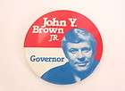 Governor John K Tenner picture political button pinback pin  