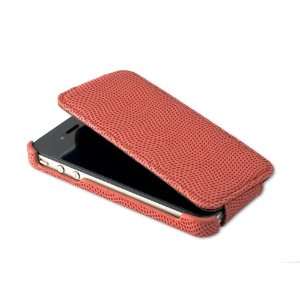  IO Crest iPhone 4 Skidproof Textured Leather Flip Case 
