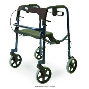 Rollite Blue Adult Rollator with 8 Wheels, Rollite Rollator W 8in 
