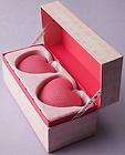   COUTURE Portable PINK HEART SHAPED MP3 SPEAKERS iPod Computer Gift Box