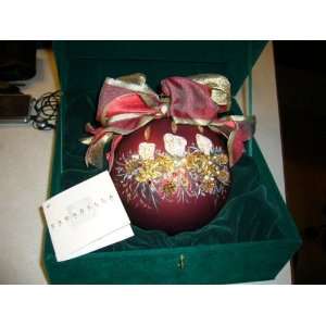  SARABELLA CREATIONS: Red and Gold Christmas Ornament 6 