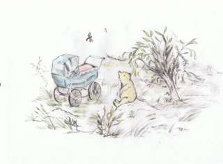 Classic Baby Pooh Bear Print for Newborn   So Cute  