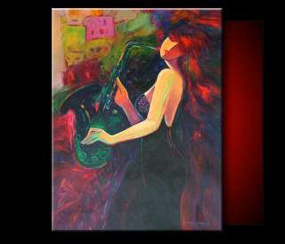 Abstract Figure 30x40 ART Modern Oil Painting A1880  