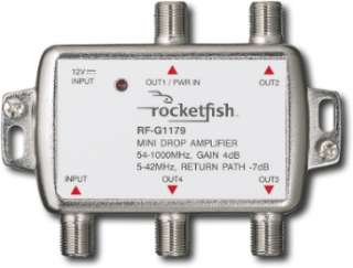 Rocketfish RF G1179 Bi Directional Mini Cable Amplifier  