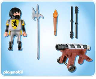 New Playmobil Lion Knight Cannon Guard #4870  