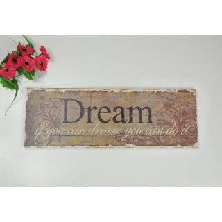 Decorative Wooden Wall Plaque Wall Decor with Inspirational Saying 