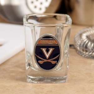  Virginia Cavaliers Pewter Logo 2oz. Square Shot Glass 