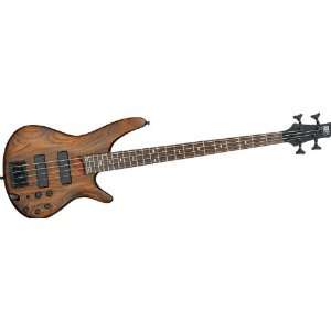  Ibanez Sr600 Sr Electric Bass Guitar Walnut Flat Musical 