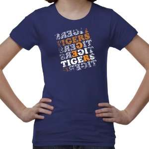 Savannah State Tigers Youth Crossword T Shirt   Royal Blue:  