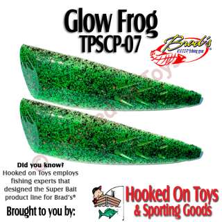 Brads 2 Pack Super Bait Cut Plug Glow Frog TPSCP 07  