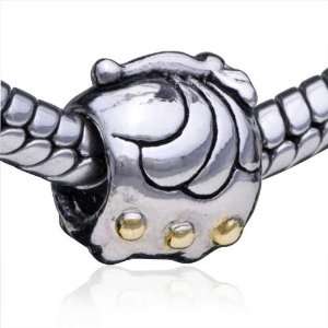  Pandora Style Bead Fish European Charm Bead Fits Pandora Bracelet 