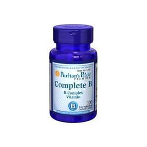  Complete B (Vitamin B Complex) 100 Caplets Health 