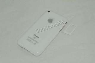 White Back Cover with SIM tray For iPhone 3GS 16gb+tools  