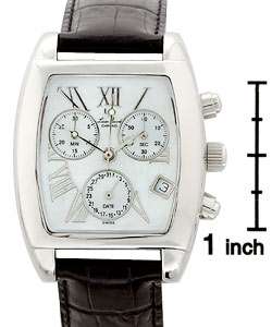 Lucien Piccard Black Strap Chronograph Watch  