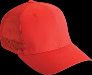   Cotton Trucker Fitted Baseball Blank Plain Hat Cap Flex Fit  