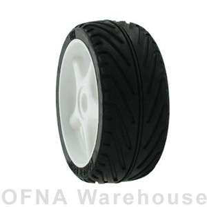 OFNA 86505 1:8 Scale Buggy Mounted Rubber Street Tread Tires w 
