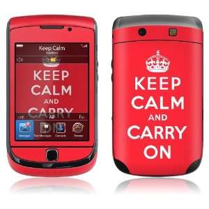   Keep Calm and Carry On BlackBerry Torch 9800/9810 Skin Cell Phones