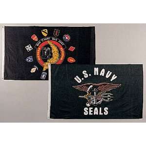  3 x 5 Vietnam Veteran / U.S. Navy Seals Flags 