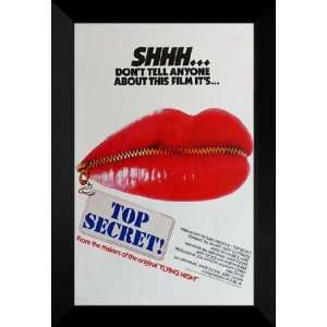  Top Secret 27x40 FRAMED Movie Poster   Style B   1984 