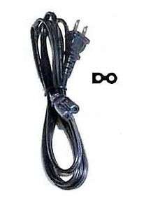 AC power Cord for Magnavox DVD Disc Player Flat Fig 8  