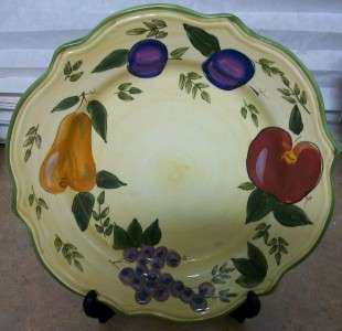 Gibson Arabella Fruit Dinner Plate 11 1/4 Discontinued  