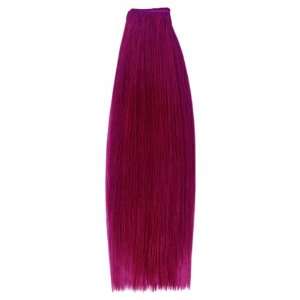   European Silky Straight Weave Hair Extension   Color PINK: Beauty