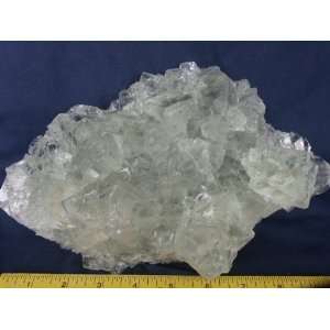    Clear Green Fluorite Crystal Cluster, 8.42.3 