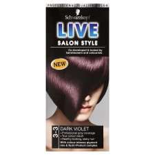 Schwarzkopf Live Salon Style 3 3 Dark Violet   Groceries   Tesco 