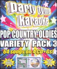 Party Tyme Karaoke Pop, Country, Oldies Variety Pack, Vol. 3 (CD) at 