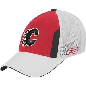 Reebok Calgary Flames Red 2008 NHL Draft Day Flex Fit Hat  