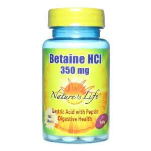   Life   Betaine Hcl, 350 mg, 100 tablets