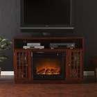 Wildon Home Bismark Media 50 Console with Electric Fireplace in 