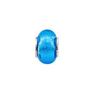    Helzberg Diamonds   Electric Blue Metallic Glass Charm Jewelry