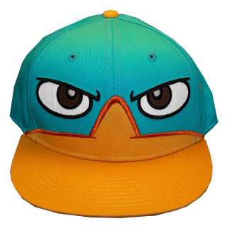   And Ferb Disney Perry The Platypus Flat Bill Adjustable Hat Cap  