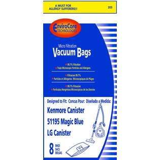 Generic Kenmore 51195 Type M Magic Blue Canister Vacuum Bags 8 in a 