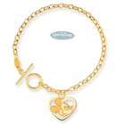 Disney Heart Bracelets Gold Mickey Mouse Jewelry   14k Gold Toggle 