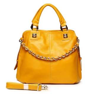 Genuine Leather Bag Purse Handbag Satchel Tote 5 colors  