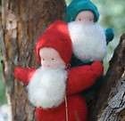 WALDORF STEINER GORGEOUS X2 HAND MADE CHRISTMAS GNOMES 