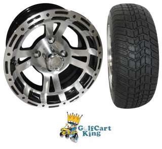 RX131 Low Profile Golf Cart 12 Wheel and Tire Combo  