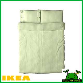   Nyponros Duvet Cover w/Pillowcase(s) Green/White (King, Queen, Twin
