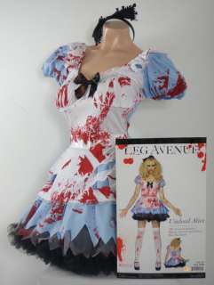 Undead Alice Leg Avenue Halloween Costume 83885 S ,M ,L  