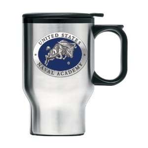  United States Naval Academy Travel Mug: Kitchen & Dining
